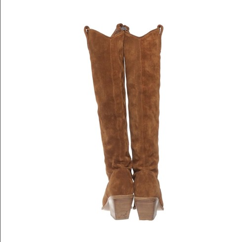 Bronx leder cowboy stiefel - leder,