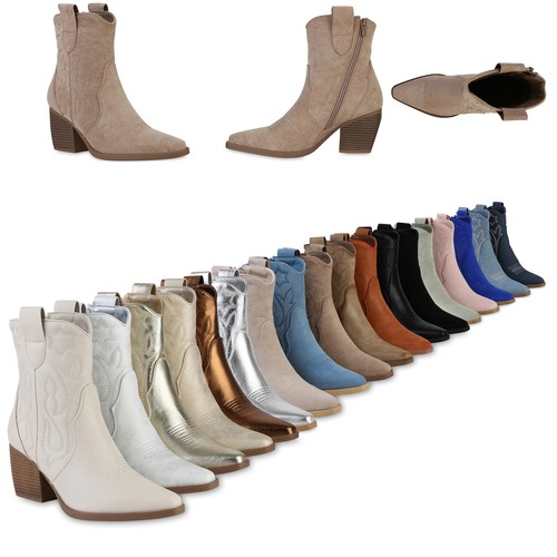 Van hill damen cowboy - damen, boots