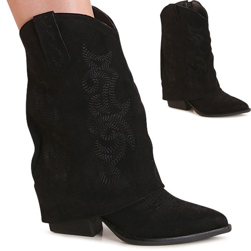 Damen velours stiefeletten - damen,
