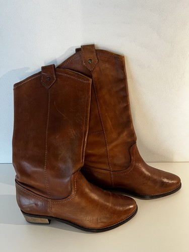 Lederstiefel western style - lederstiefel, im