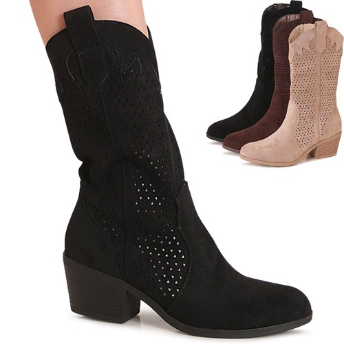 Damen cut out stiefeletten - damen,