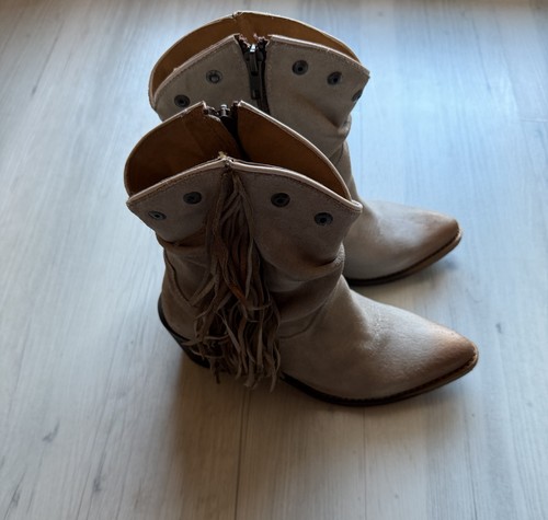 Wildlederstiefel damen 37 - gr.,