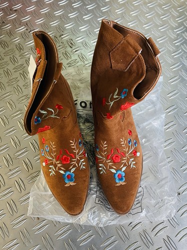 Westernstiefel braun bunt - westernstiefel,