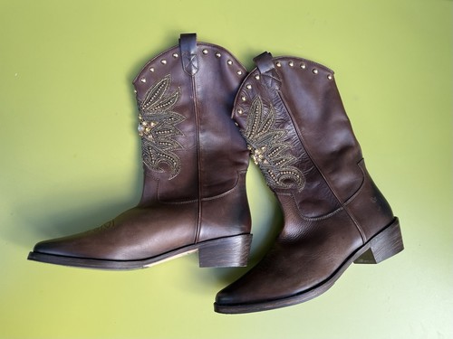 Damen cowboystiefel leder - damen,