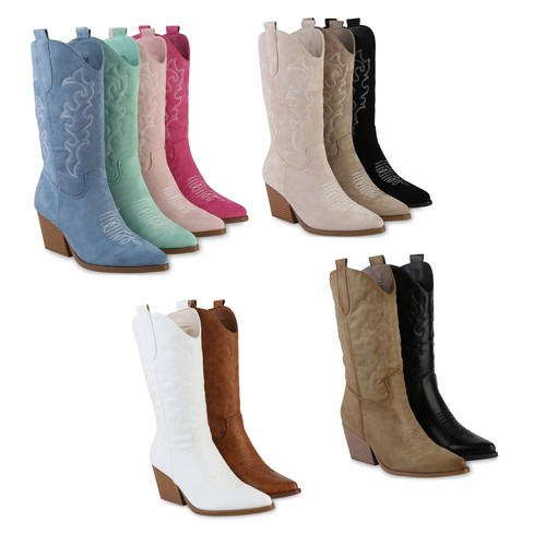 Van hill damen cowboystiefel - hill,