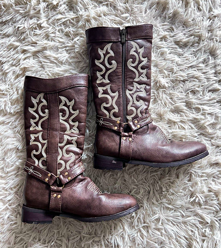 Damen cowboystiefel braun - cowboystiefel,